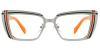 Rectangle Gray&Yellow Frame