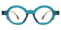 Round Blue Frame