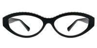 Oval Black Frame