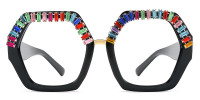 Geometric Black Frame