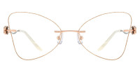 Rimless Pink Frame