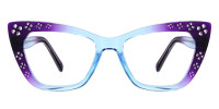 Cateye Purple Frame