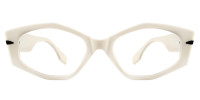 Geometric White Frame