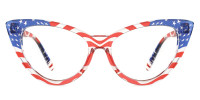 Cateye Red&Blue Frame
