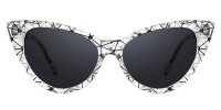 Cateye Clear Sunglasses