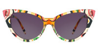 Cateye Multicolor Sunglasses