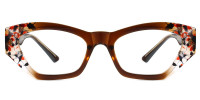 Cateye Brown Frame