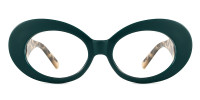 Oval Green Frame