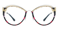 Round Blue&Red Frame