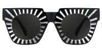 Square Black Sunglasses