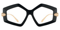 Geometric Black Frame