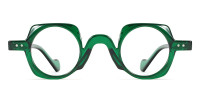 Round Green Frame