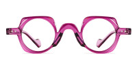 Round Purple Frame