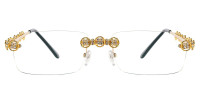 Rectangle Gold Frame