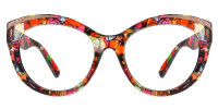 Cateye Floral Frame