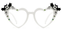 Heart-Shaped Black Bat Frame