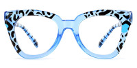 Cateye Blue Frame