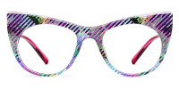 Cateye Purple Frame