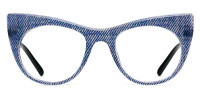 Cateye Blue Frame