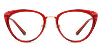 Cateye Red Frame