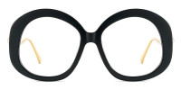 Round Black Frame