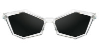 Geometric Clear Sunglasses