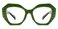 Geometric Green&Black Frame