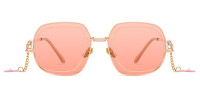 Square Pink Sunglasses