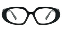 Oval Black Frame