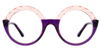 Round Purple Frame
