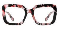 Square PinkFloral Frame