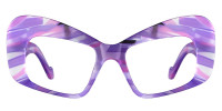 Cateye Purple Frame