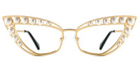 Cateye Gold Frame