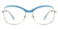 Browline Blue Frame