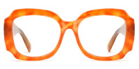 Geometric Orange Frame