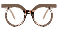 Round Brown Frame