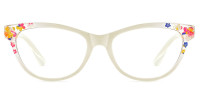 Cateye White Frame