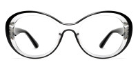 Oval Black Frame