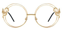 Round Gold Frame