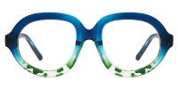 Oval Blue Frame