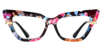 Cateye Floral Frame