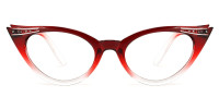 Cateye Red Frame