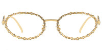 Oval Gold Frame