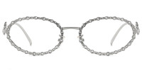 Oval Silver Frame