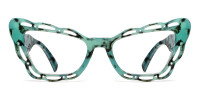 Cateye Green Frame