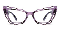 Cateye Purple Frame