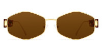 Geometric Tortoise Sunglasses
