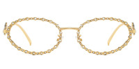 Oval Gold Frame