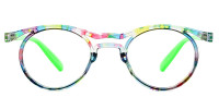 Round Green Frame