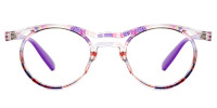 Round Purple Frame